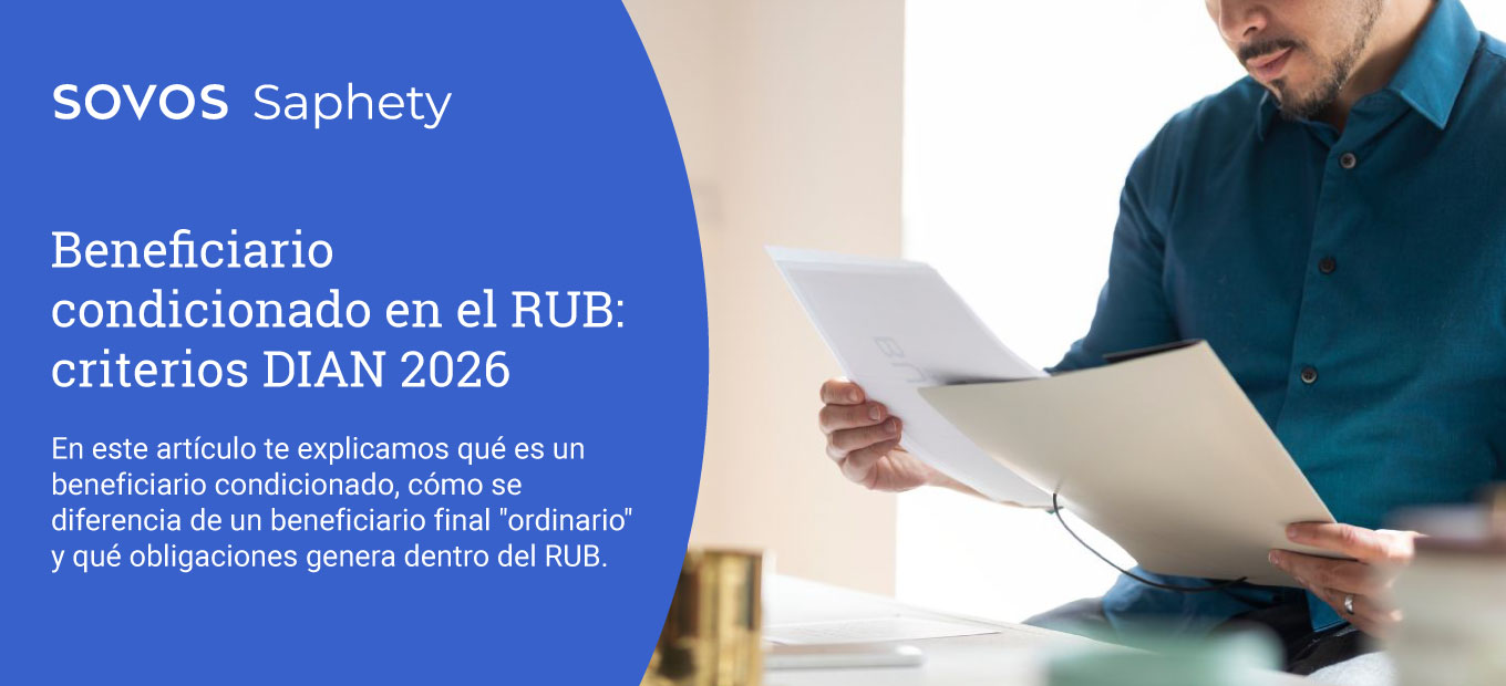 Persona natural revisando los criterios de beneficiario condicionado en el RUB de la DIAN
